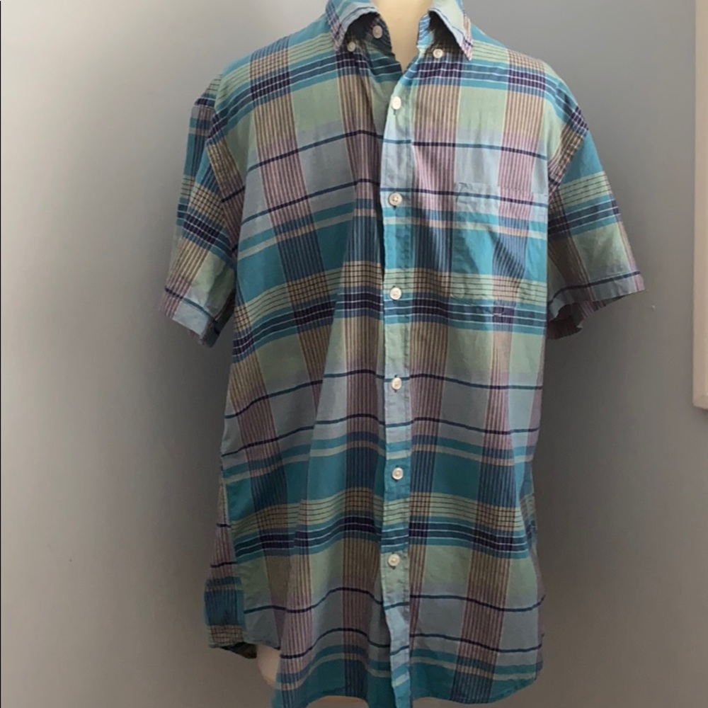 JCREW Men’s short sleeve button down shirt